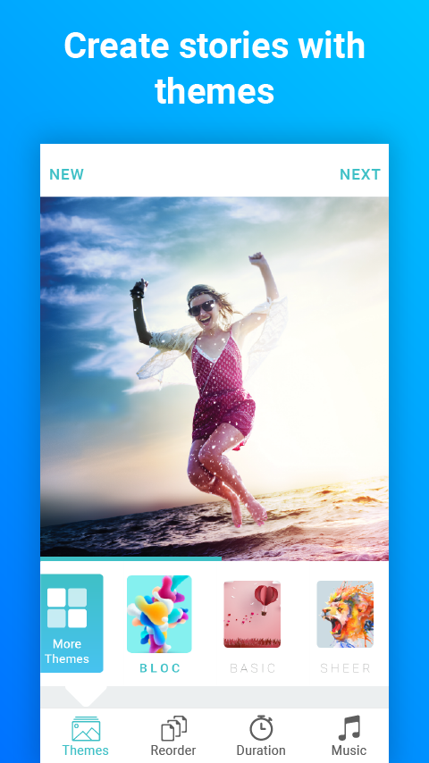 اسکرین شات 1 برنامه Slideshow maker & video editor