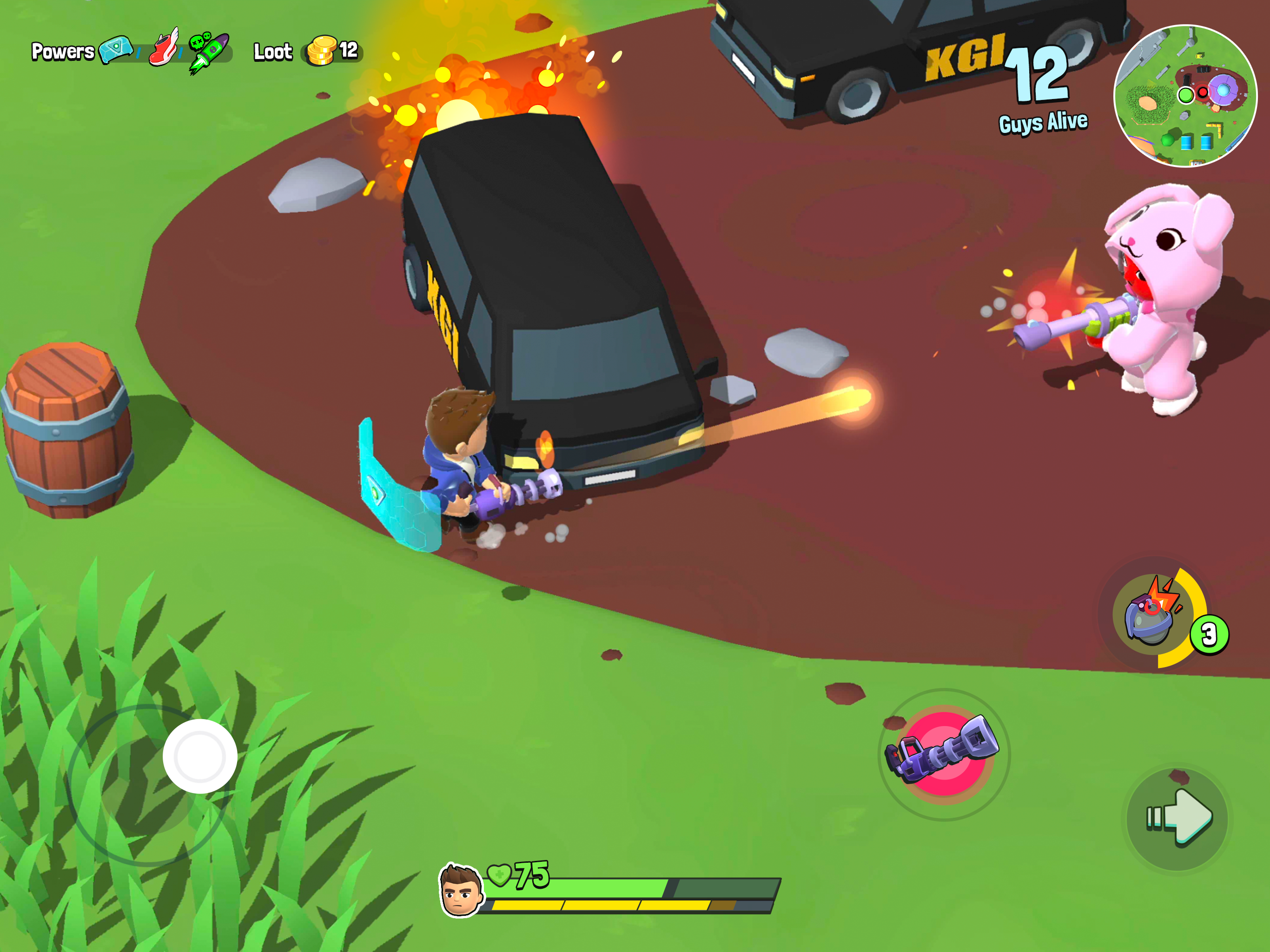 اسکرین شات 1 بازی Battle Guys : Royale
