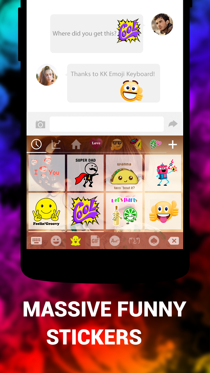 اسکرین شات 2 برنامه Keyboard - Emoji, Emoticons