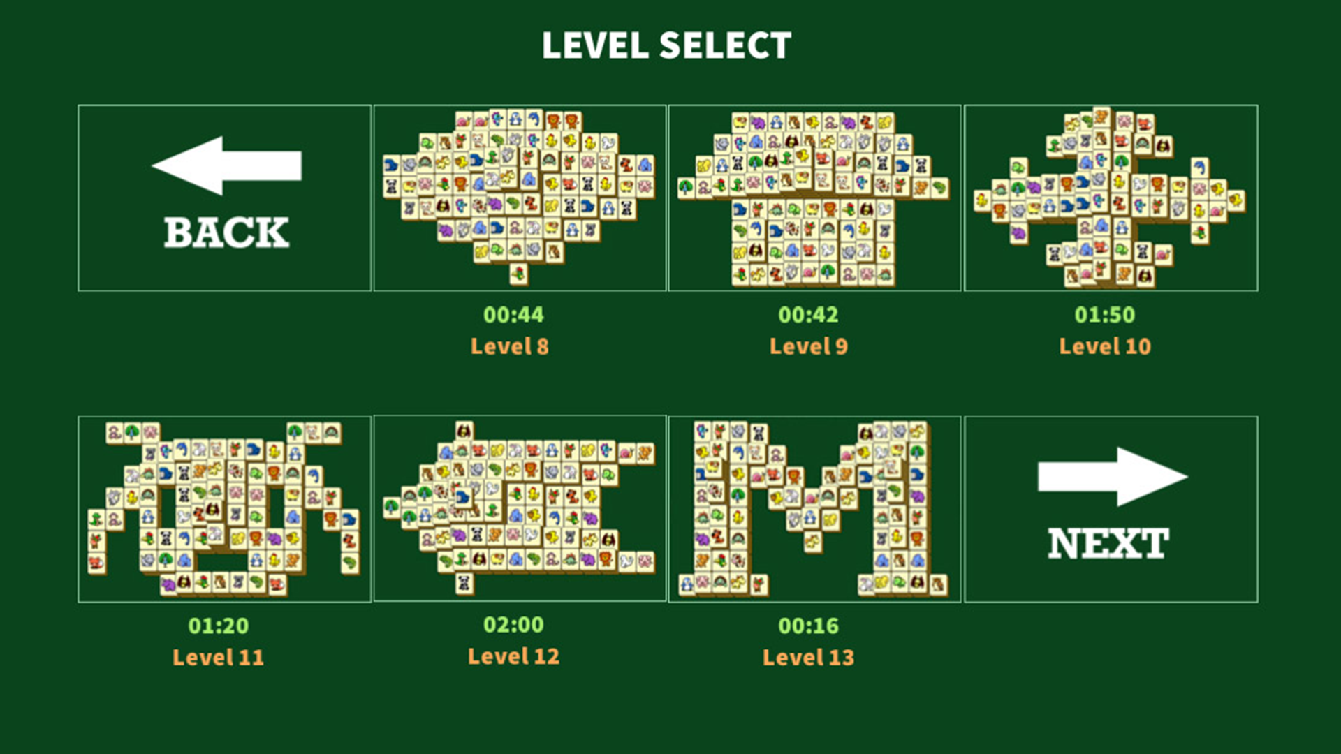 اسکرین شات 3 بازی Mahjong Solitaire Animal