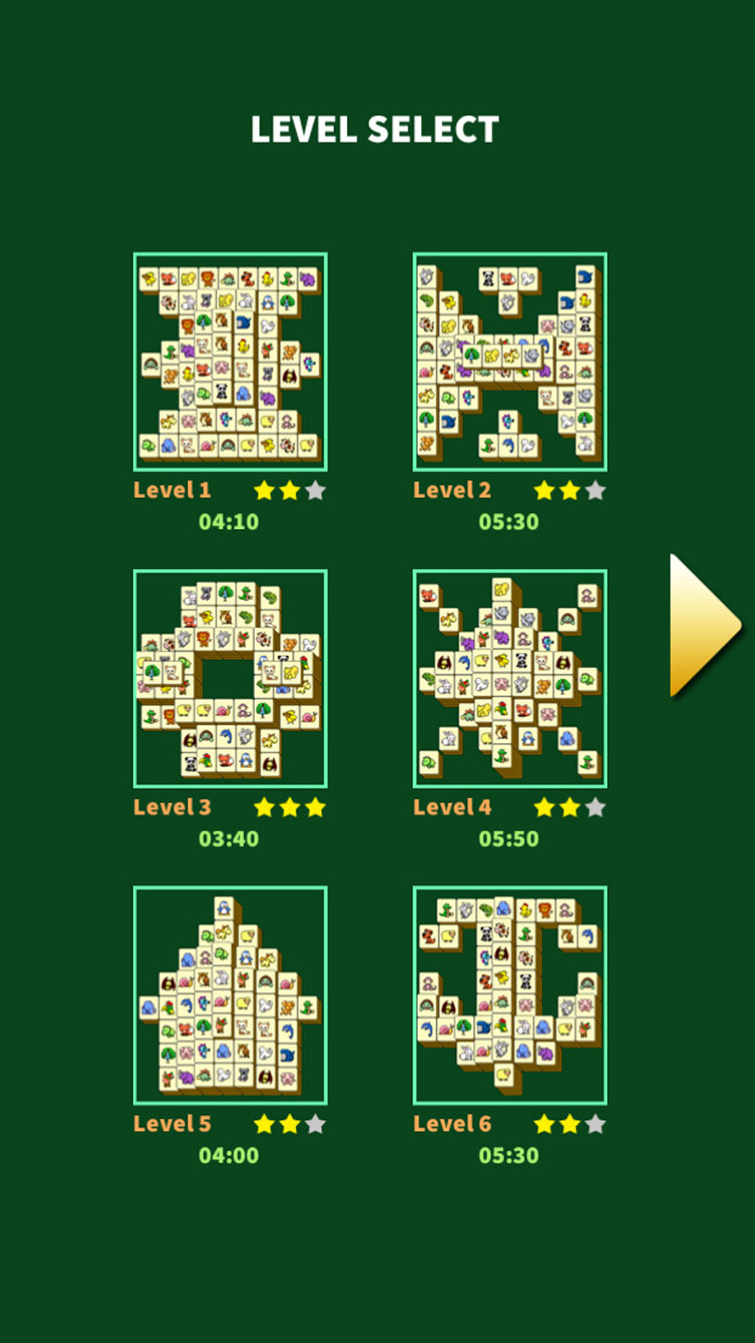 اسکرین شات 2 بازی Mahjong Solitaire Animal 2