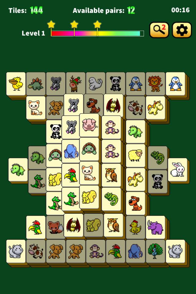 اسکرین شات 1 بازی Mahjong Solitaire Animal 2