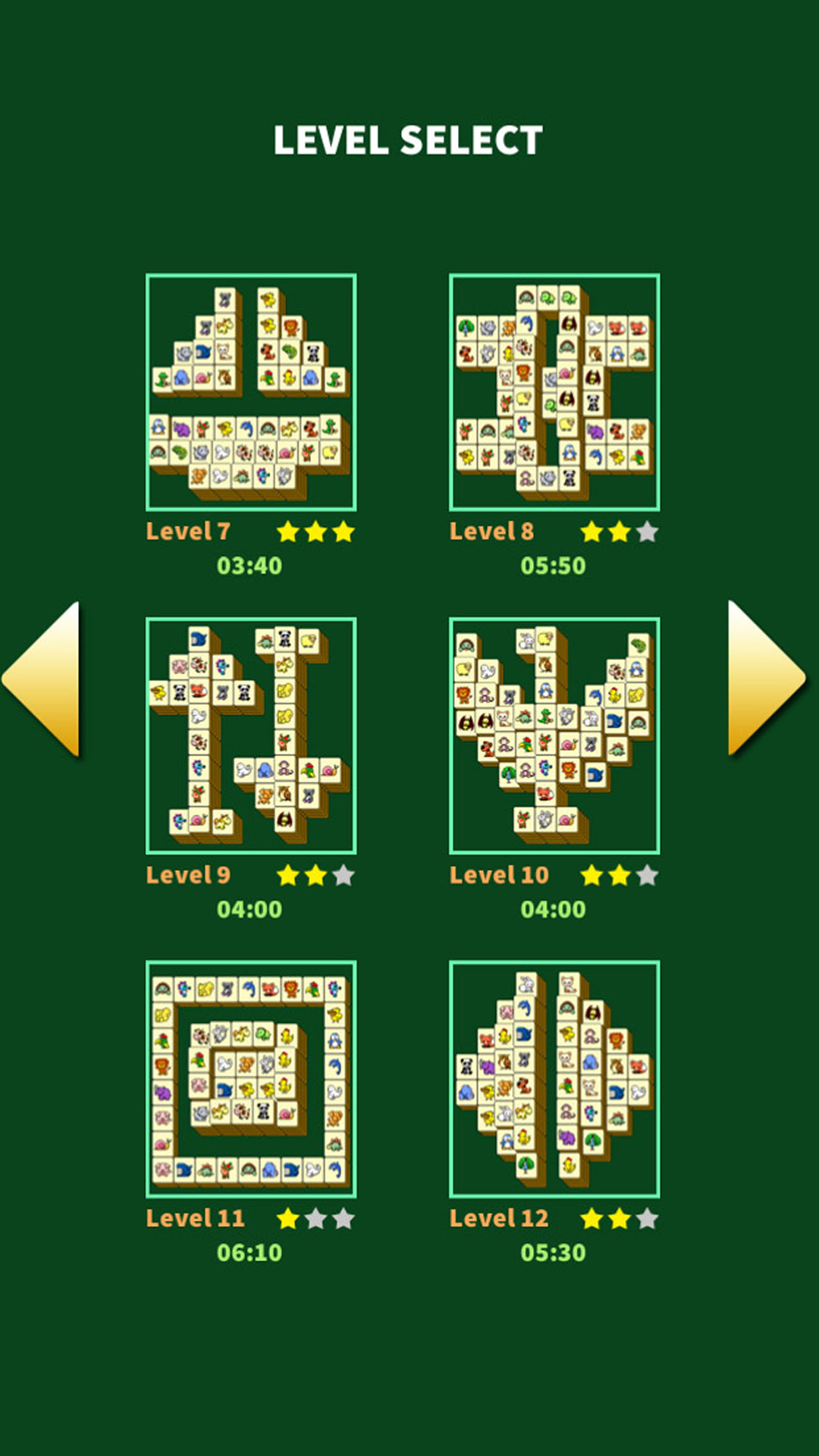 اسکرین شات 3 بازی Mahjong Solitaire Animal 2