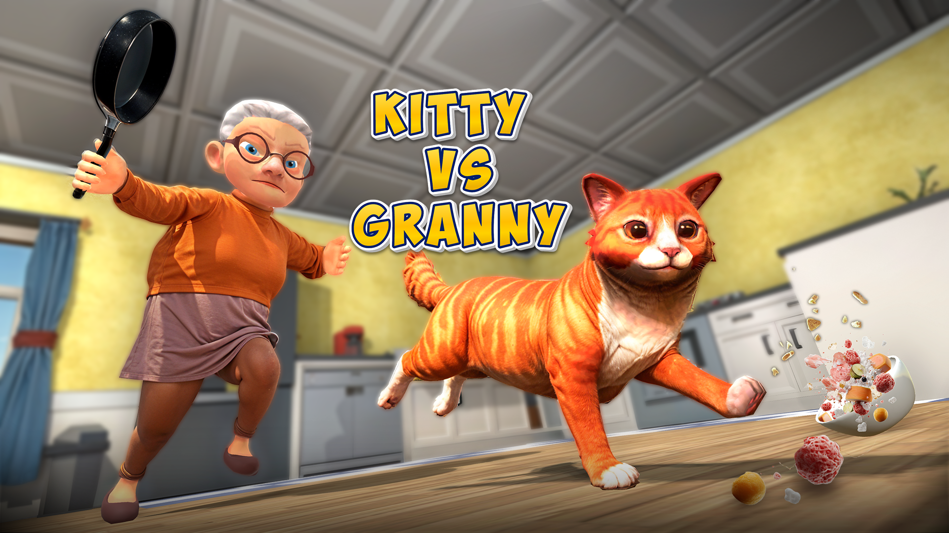 اسکرین شات 5 بازی Kitty vs Granny - Cat Sim 3D