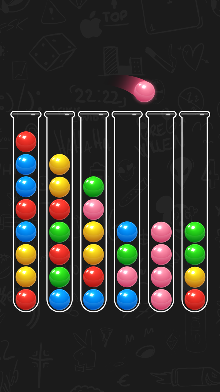 اسکرین شات 2 بازی Color Ball Sort : Puzzle Game