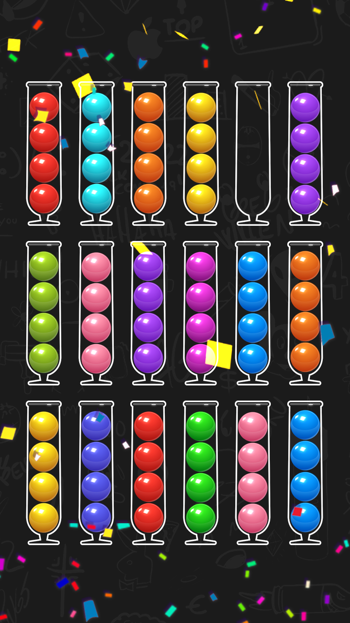اسکرین شات 4 بازی Color Ball Sort : Puzzle Game