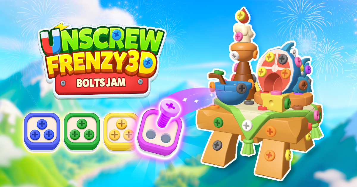 اسکرین شات 8 بازی Unscrew Frenzy 3D: Bolt Master
