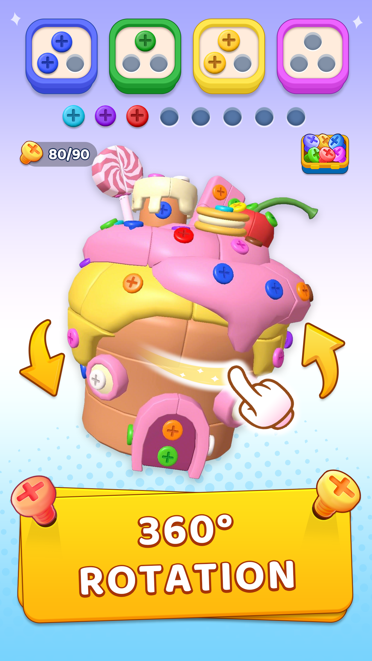 اسکرین شات 2 بازی Unscrew Frenzy 3D