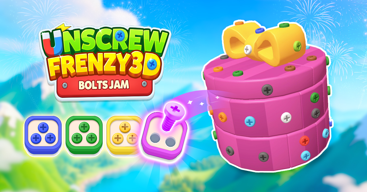 اسکرین شات 7 بازی Unscrew Frenzy 3D: Bolt Master