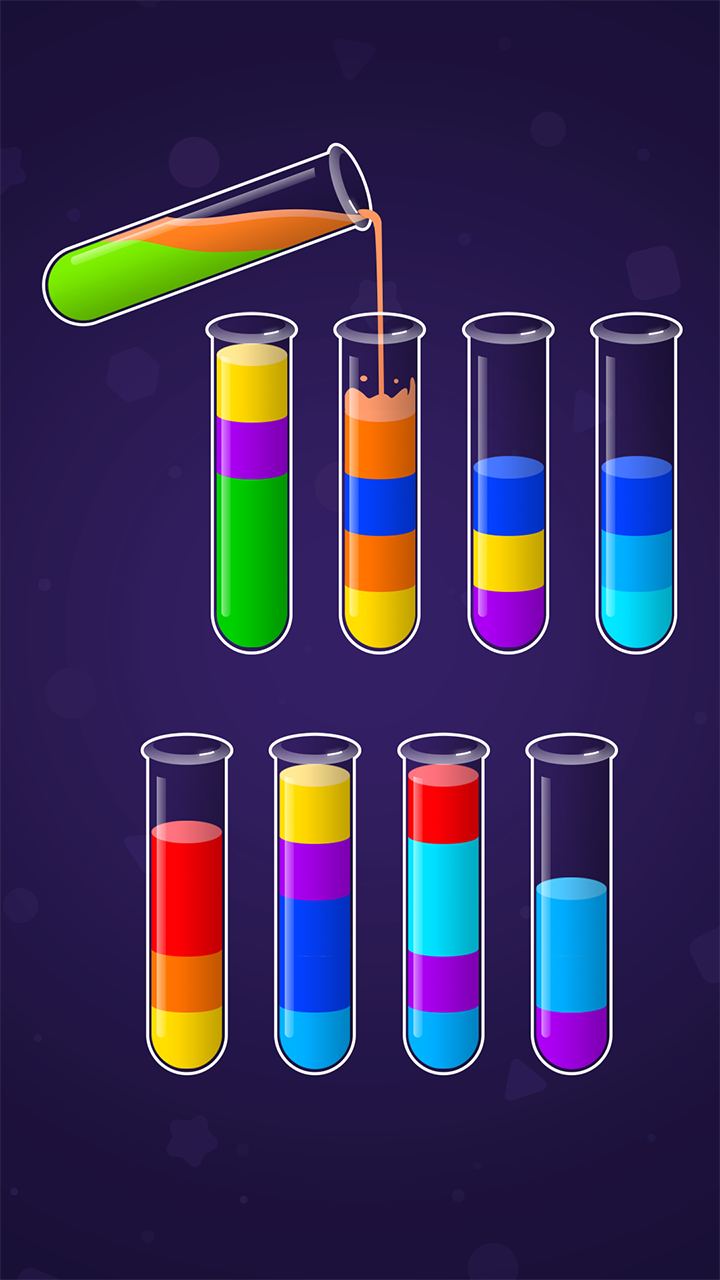 اسکرین شات 3 بازی Color Water Sort : Puzzle Game
