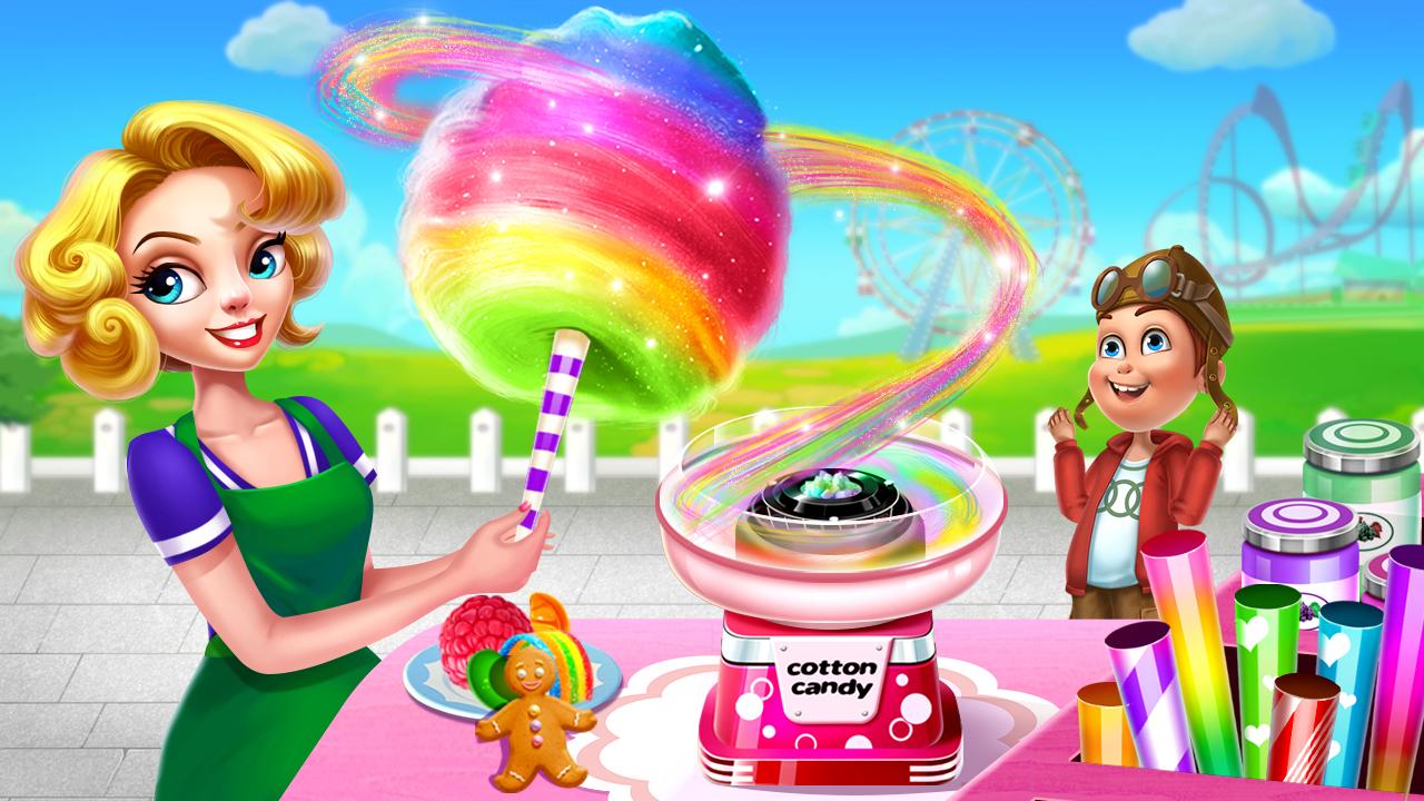 اسکرین شات 5 بازی Cotton Candy Shop Cooking Game