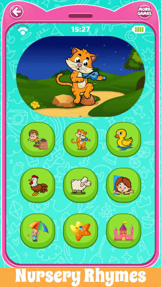 اسکرین شات 3 برنامه Baby Phone Nursery Rhymes