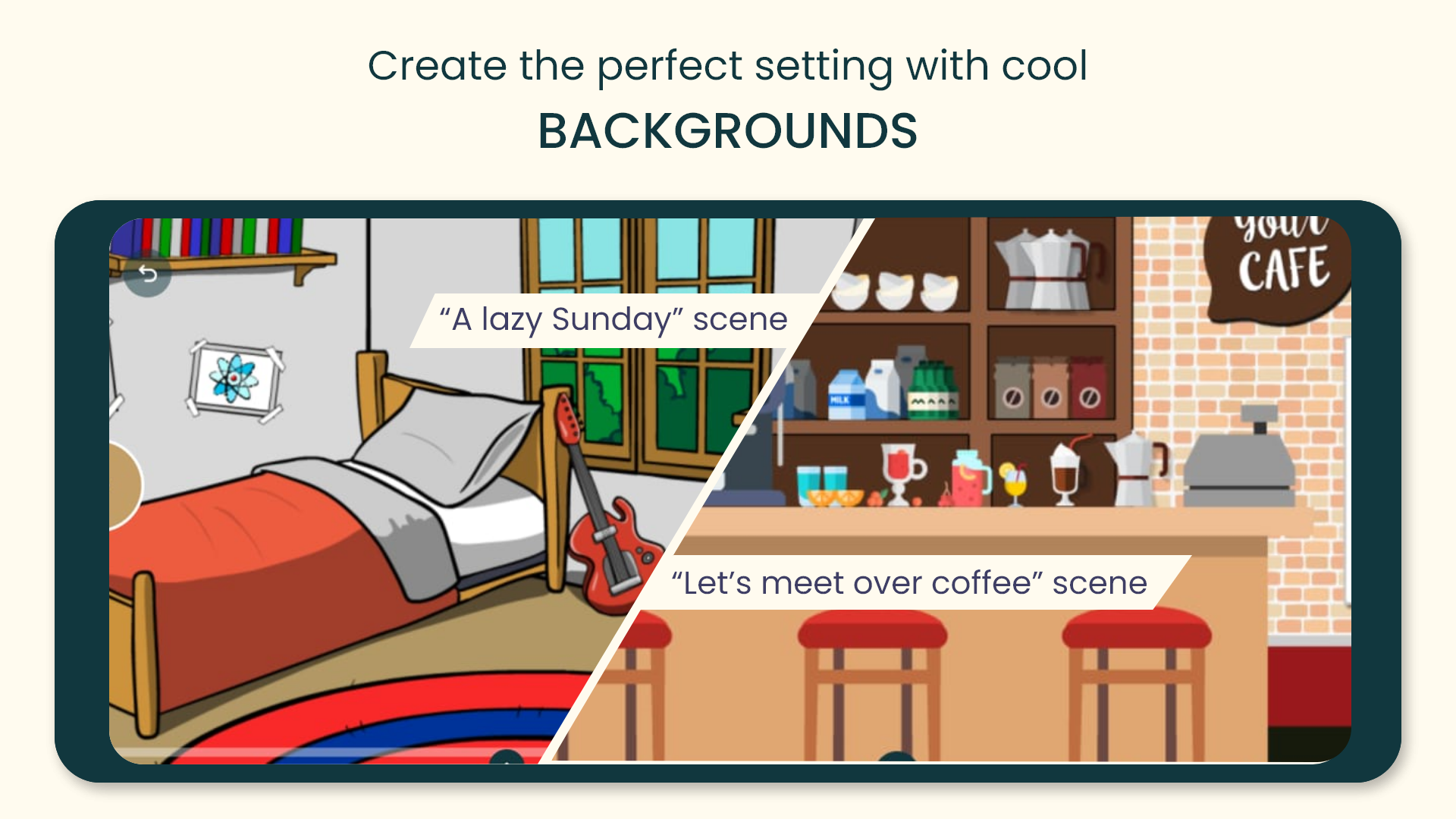 اسکرین شات 4 برنامه TweenCraft Cartoon Video Maker
