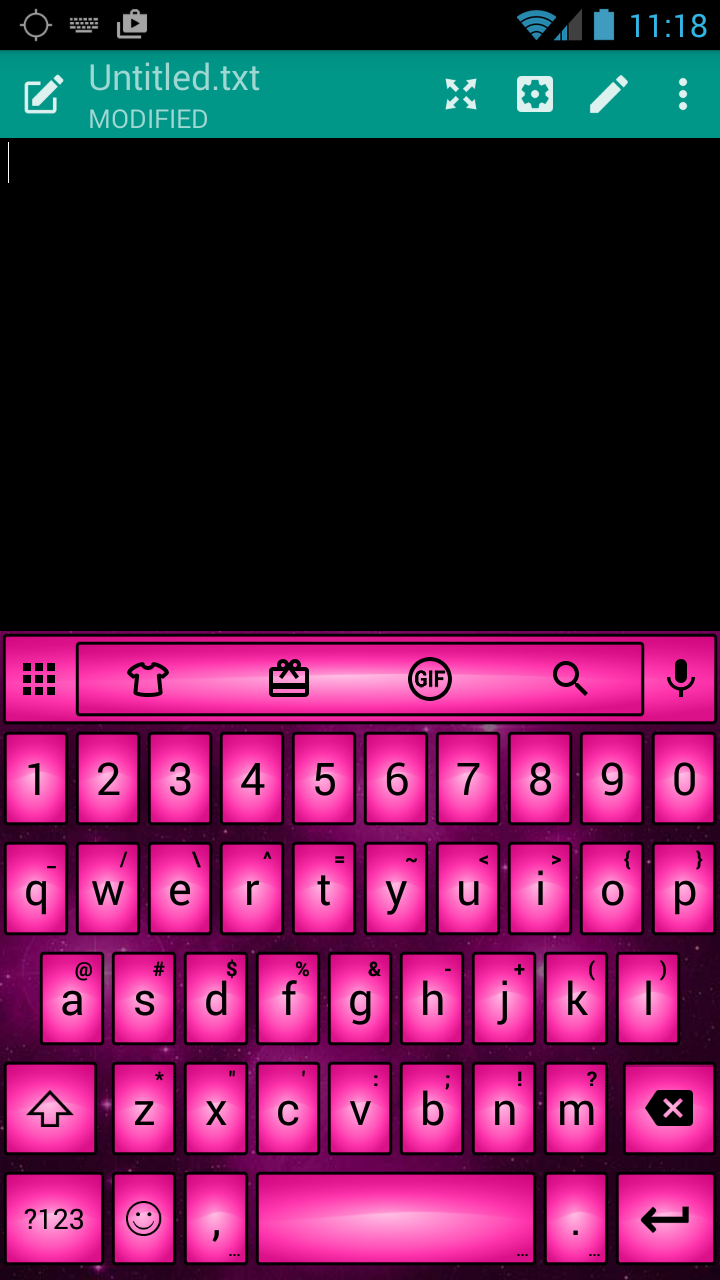 اسکرین شات 4 برنامه Emoji Keyboard Led Pink Theme