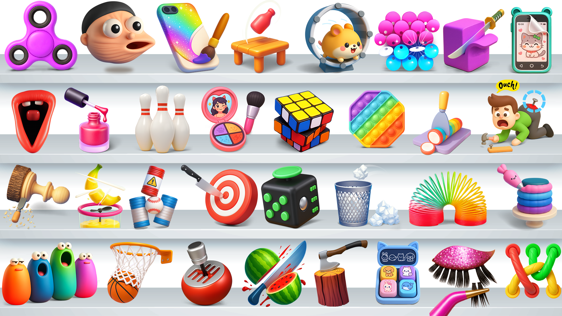 اسکرین شات 2 بازی Antistress Fun Mini Games