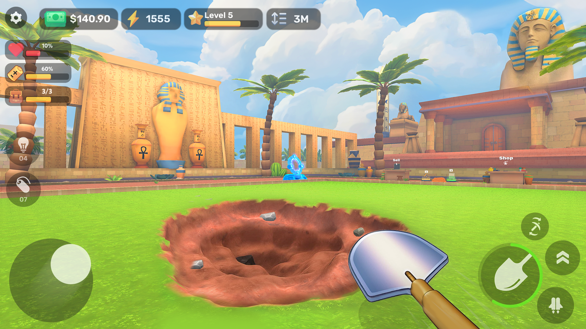 اسکرین شات 4 بازی A Dirty Shovel : Digging Games