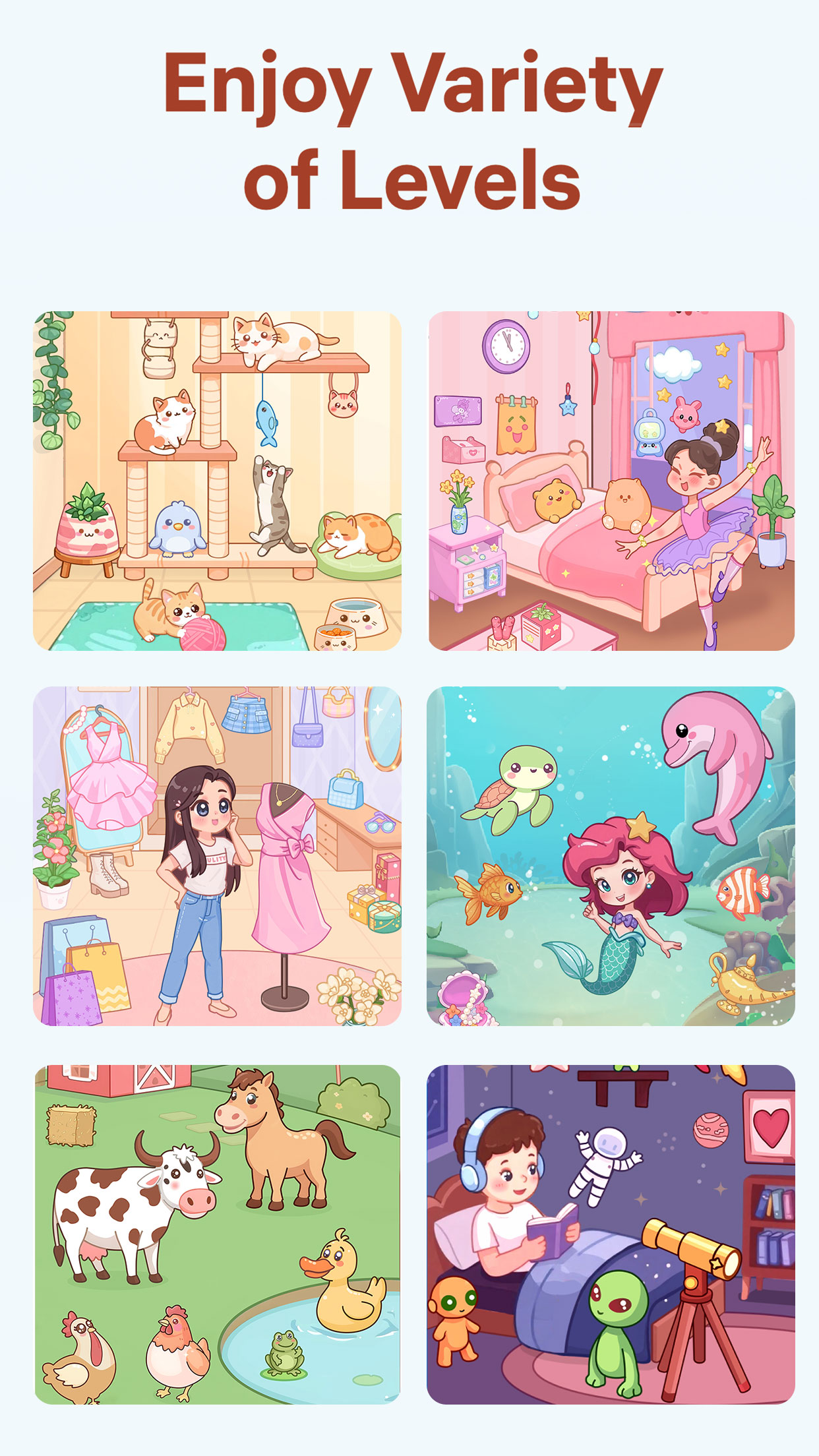 اسکرین شات 4 بازی Dreamy Sticker : Merge Games