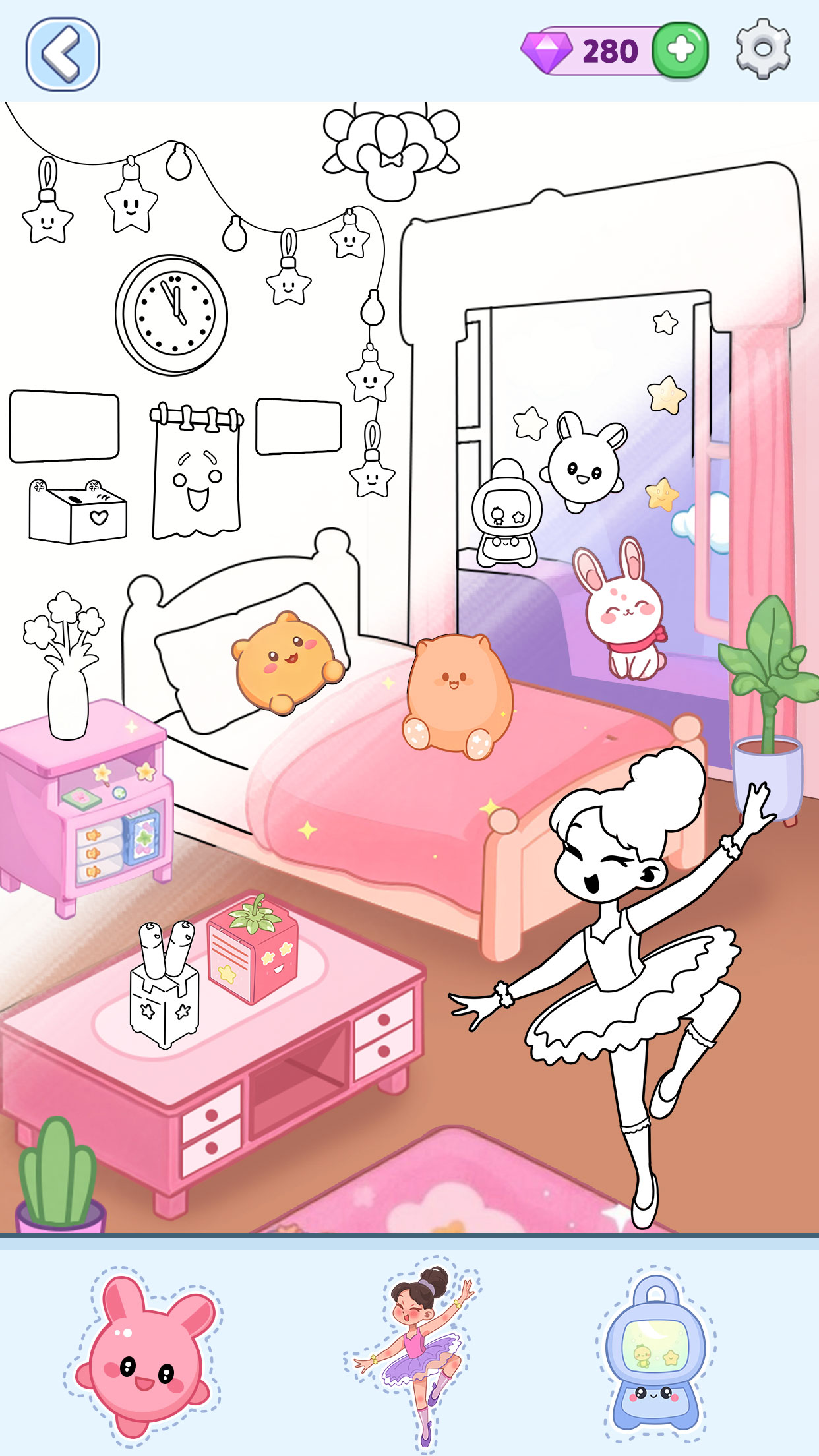 اسکرین شات 3 بازی Dreamy Sticker : Merge Games