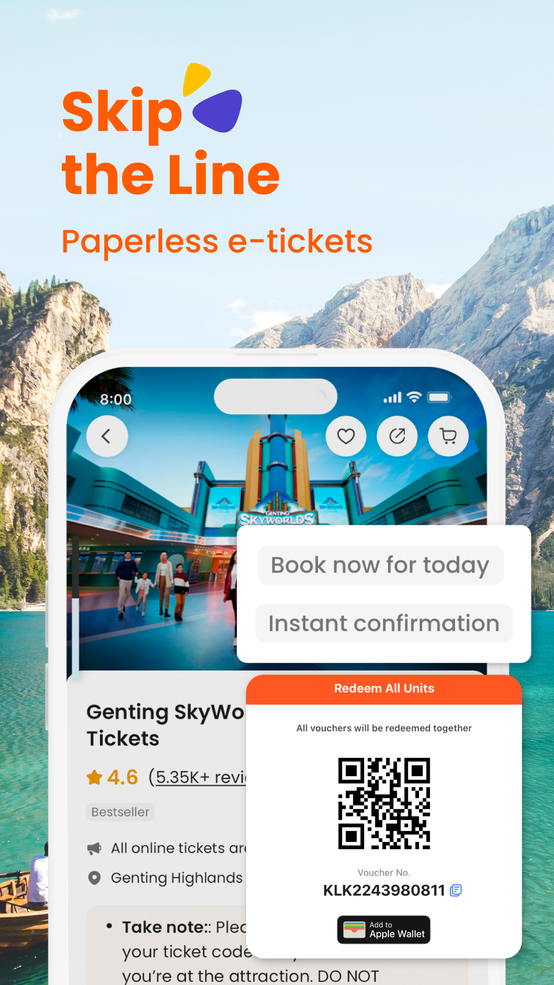 اسکرین شات 3 برنامه Klook: Travel & Activities