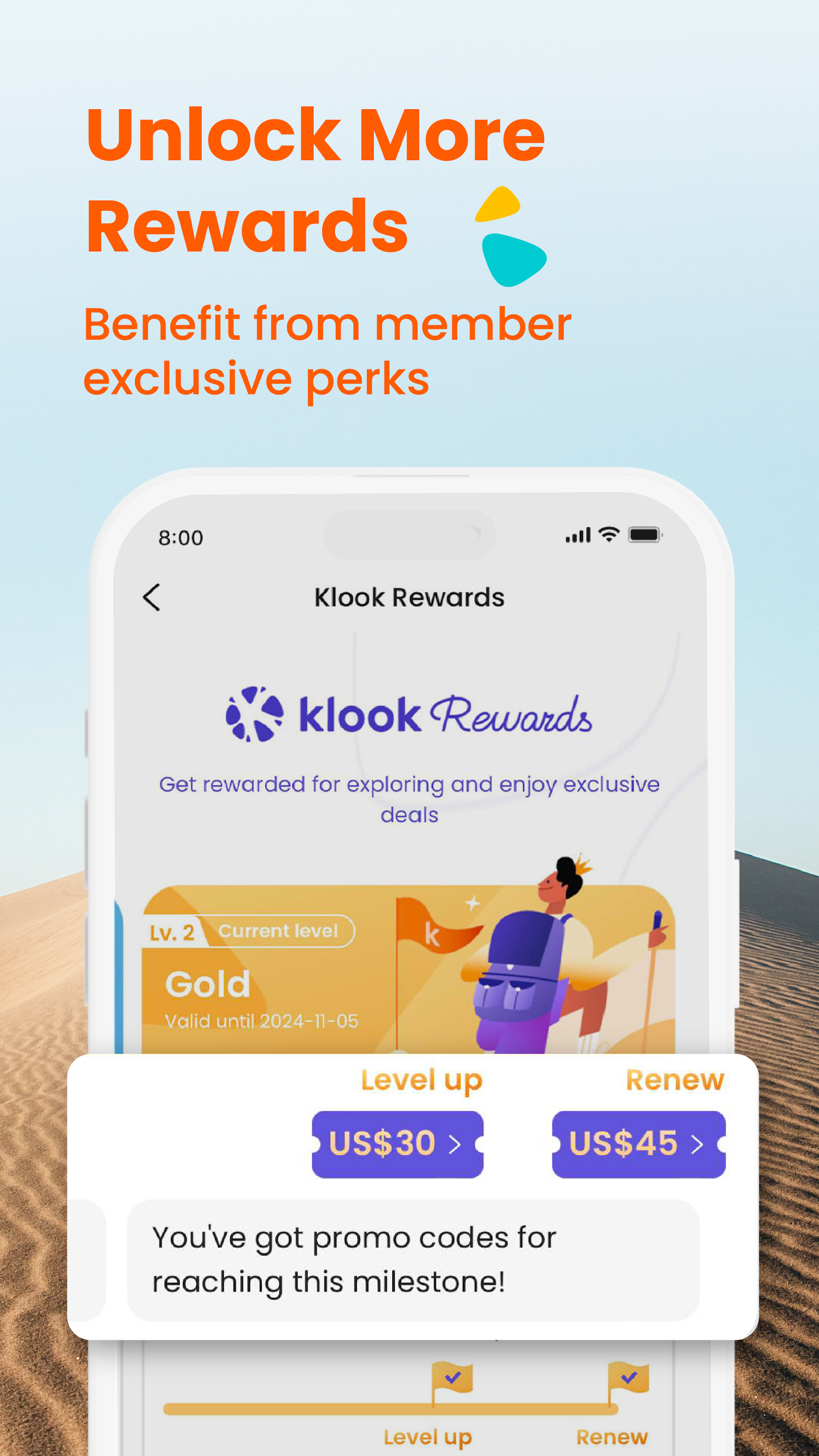 اسکرین شات 5 برنامه Klook: Travel & Activities