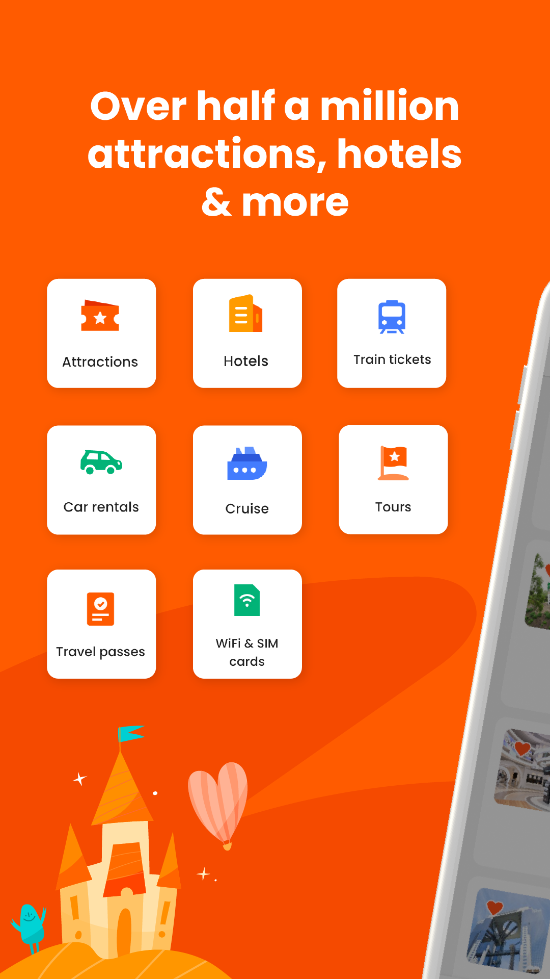 اسکرین شات 4 برنامه Klook: Travel & Activities