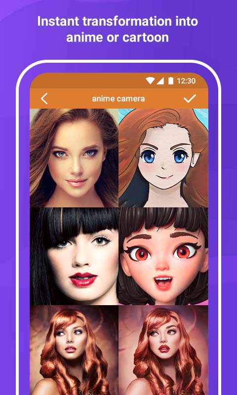 اسکرین شات 1 برنامه Anime Camera - Manga, Cartoons