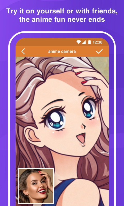 اسکرین شات 3 برنامه Anime Camera - Manga, Cartoons