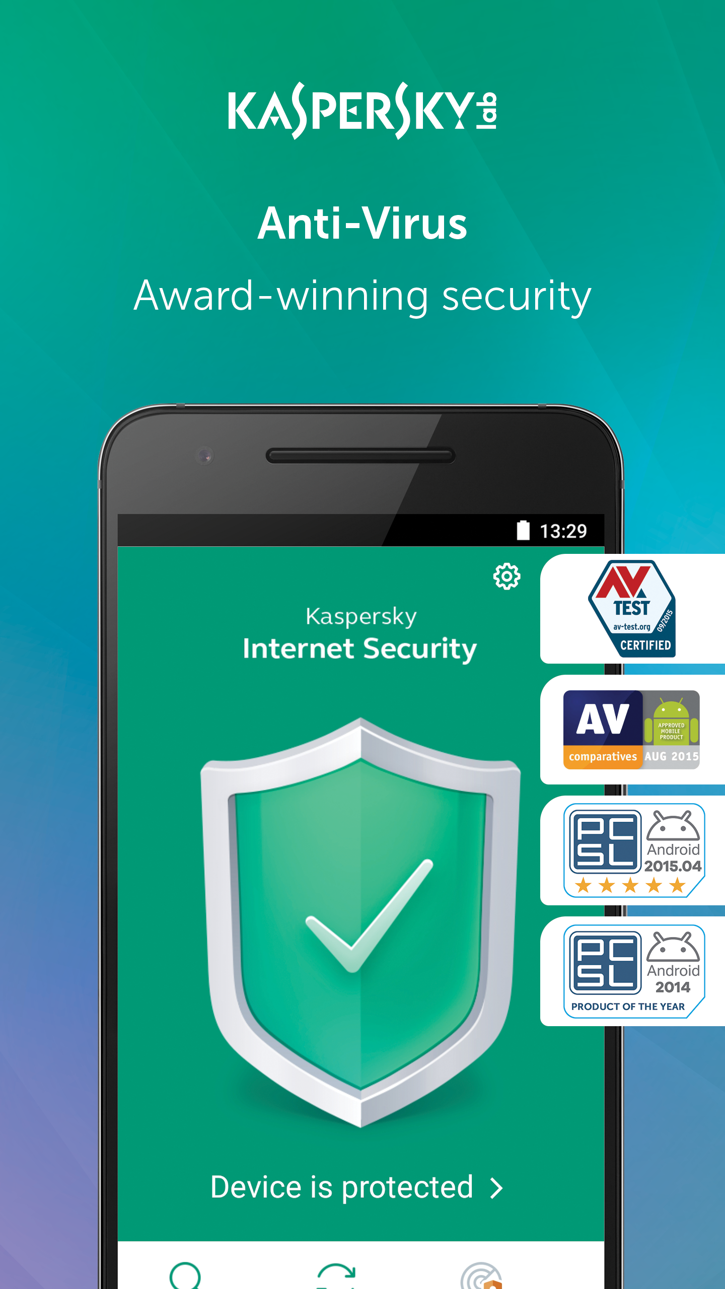 اسکرین شات 1 برنامه Kaspersky Internet Security