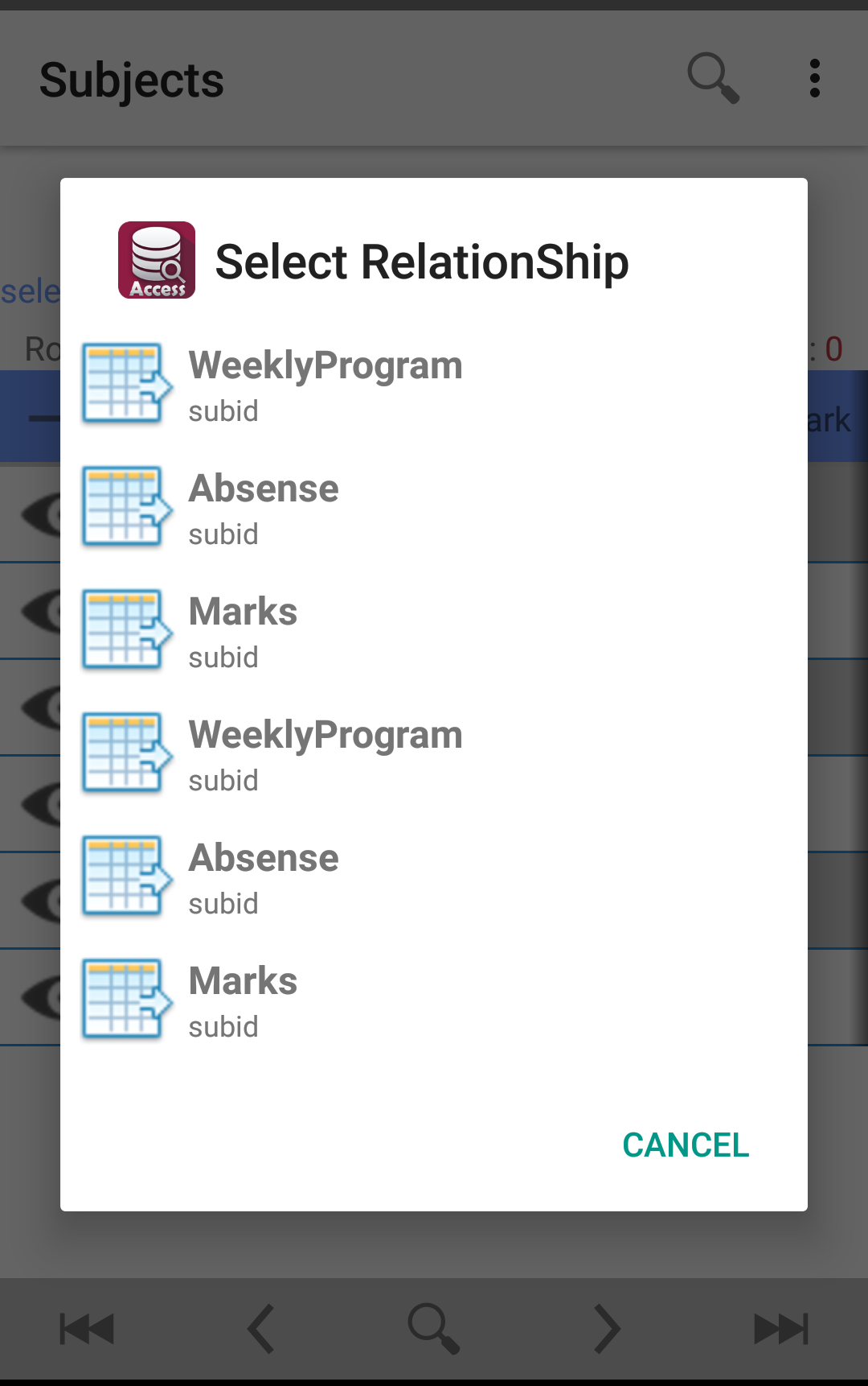 اسکرین شات 4 برنامه Viewer for MS Access ACCDB-MDB
