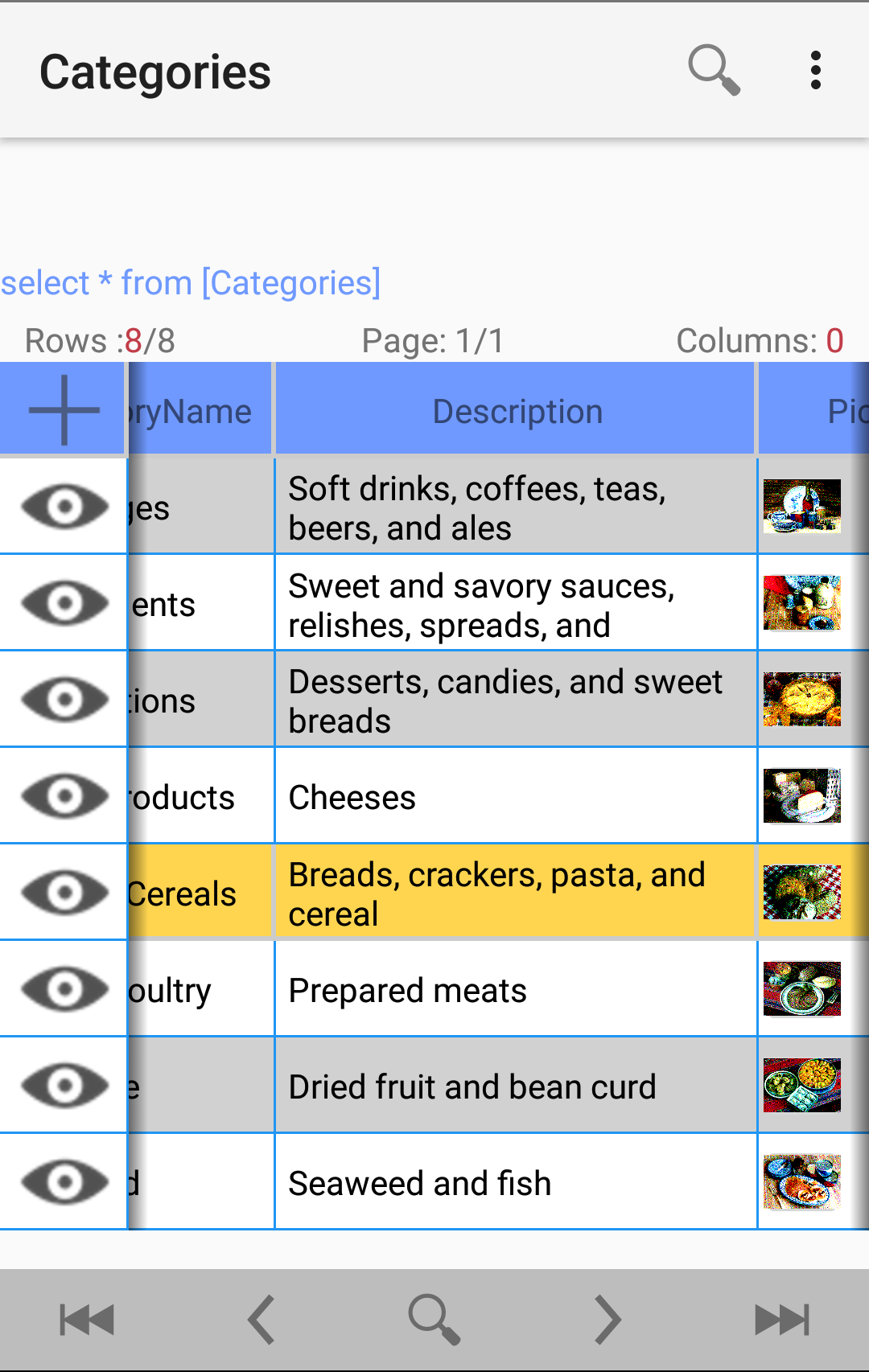 اسکرین شات 1 برنامه Viewer for MS Access ACCDB-MDB