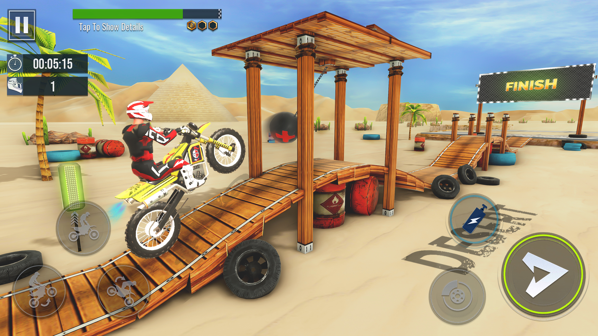 اسکرین شات 6 بازی Bike Stunt : Motorcycle Game