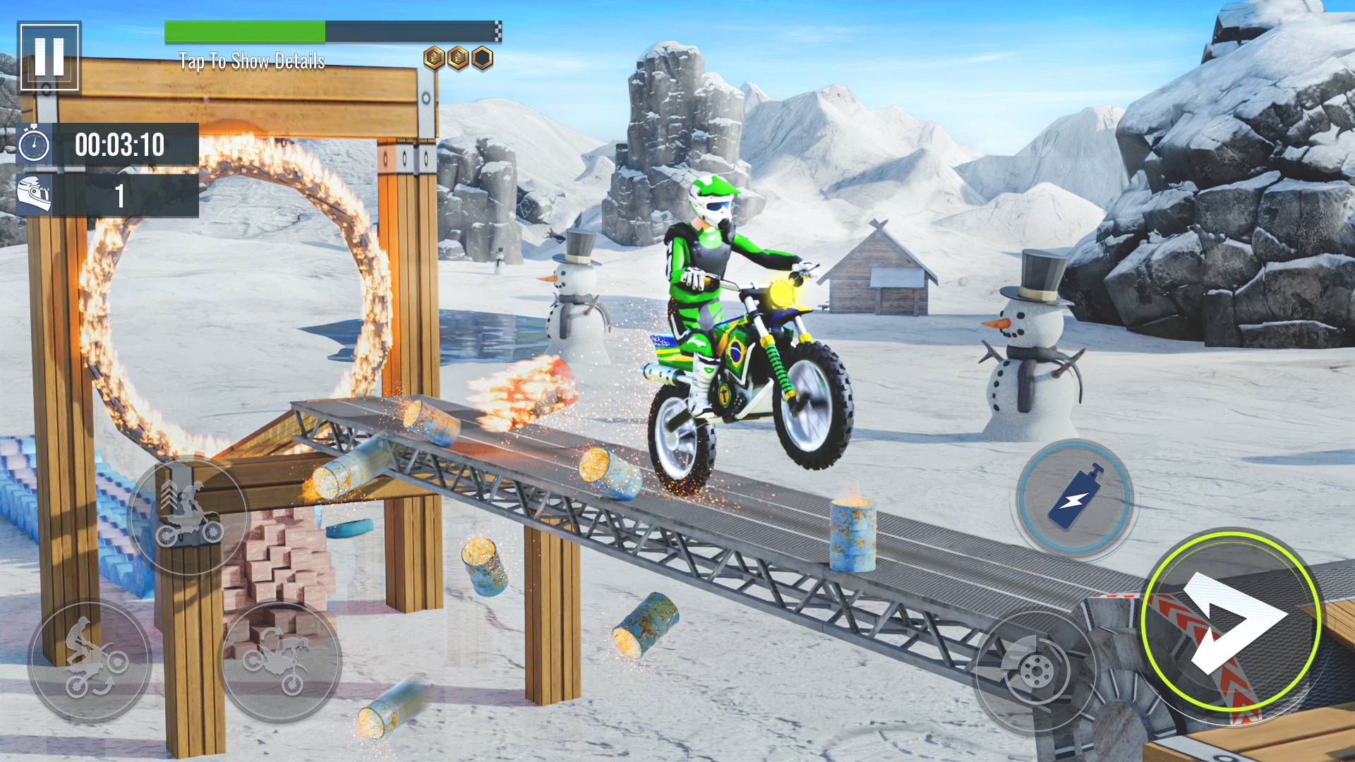اسکرین شات 4 بازی Bike Stunt : Motorcycle Game