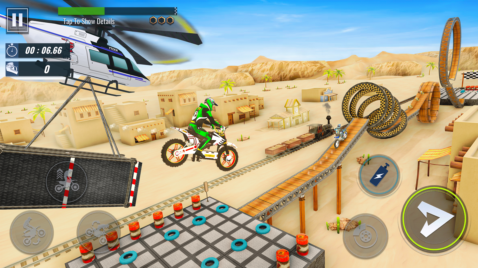 اسکرین شات 5 بازی Bike Stunt : Motorcycle Game