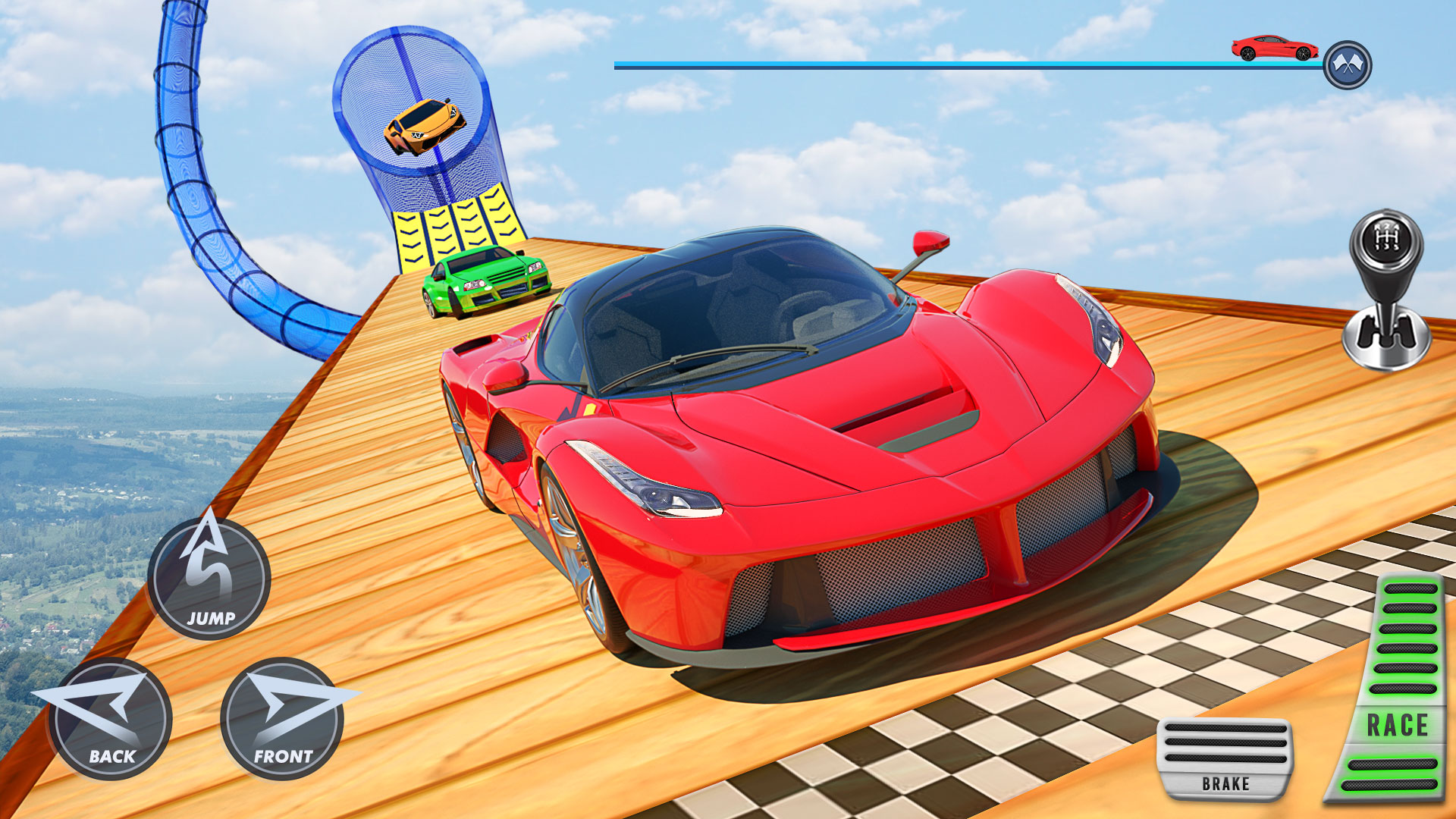 اسکرین شات 1 بازی Car Stunt 3D - Ramp Car Games