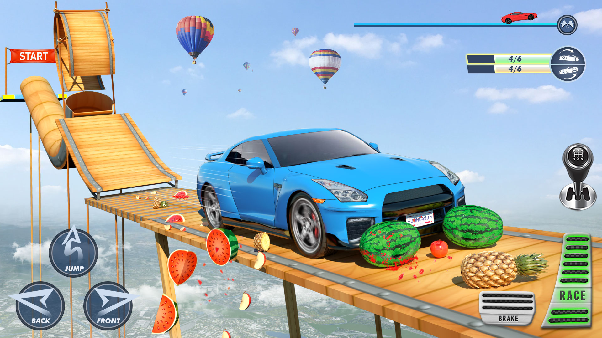 اسکرین شات 5 بازی Car Stunt 3D - Ramp Car Games
