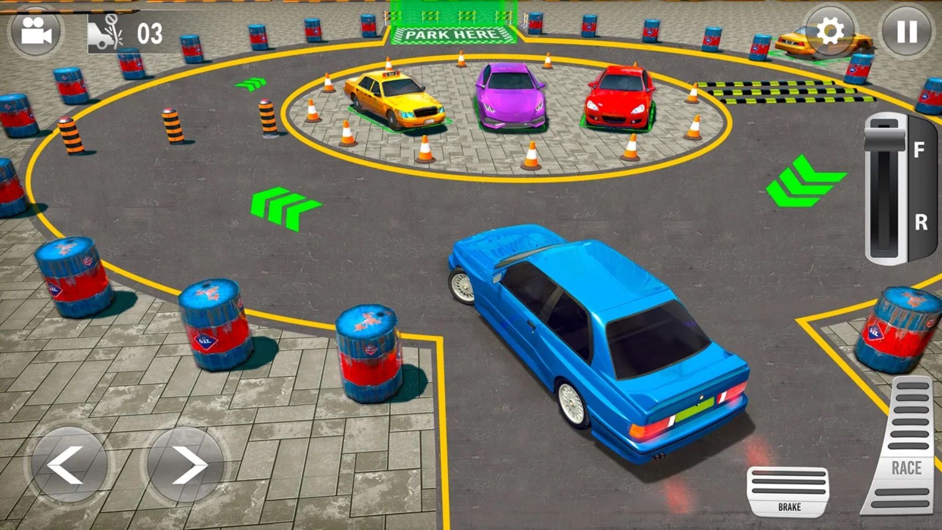 اسکرین شات 6 بازی Modern Car Parking 3D Games