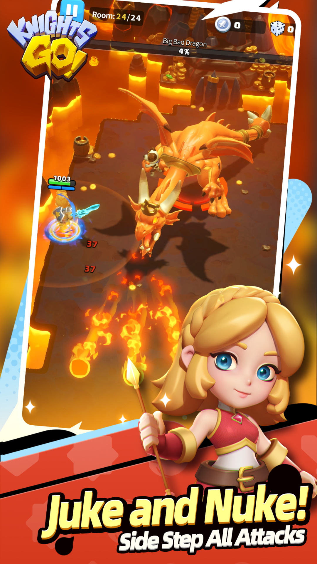 اسکرین شات 2 بازی Knights Go!