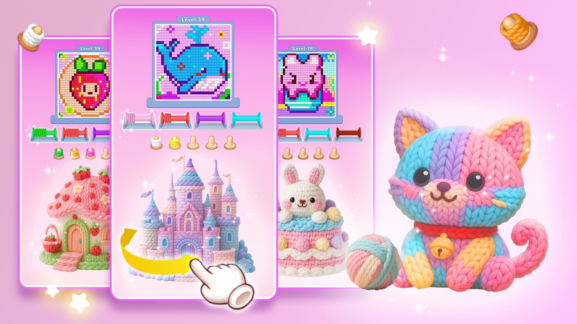 اسکرین شات 7 بازی Knit Master 3D: Wool Sort Game