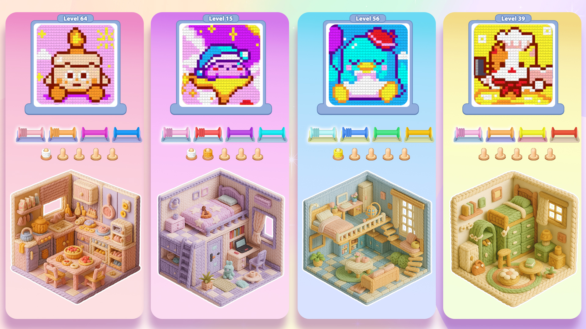 اسکرین شات 6 بازی Knit Master 3D: Wool Sort Game