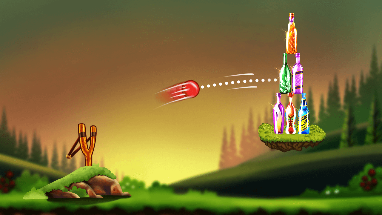 اسکرین شات 1 بازی Bottle Shooting Game 2