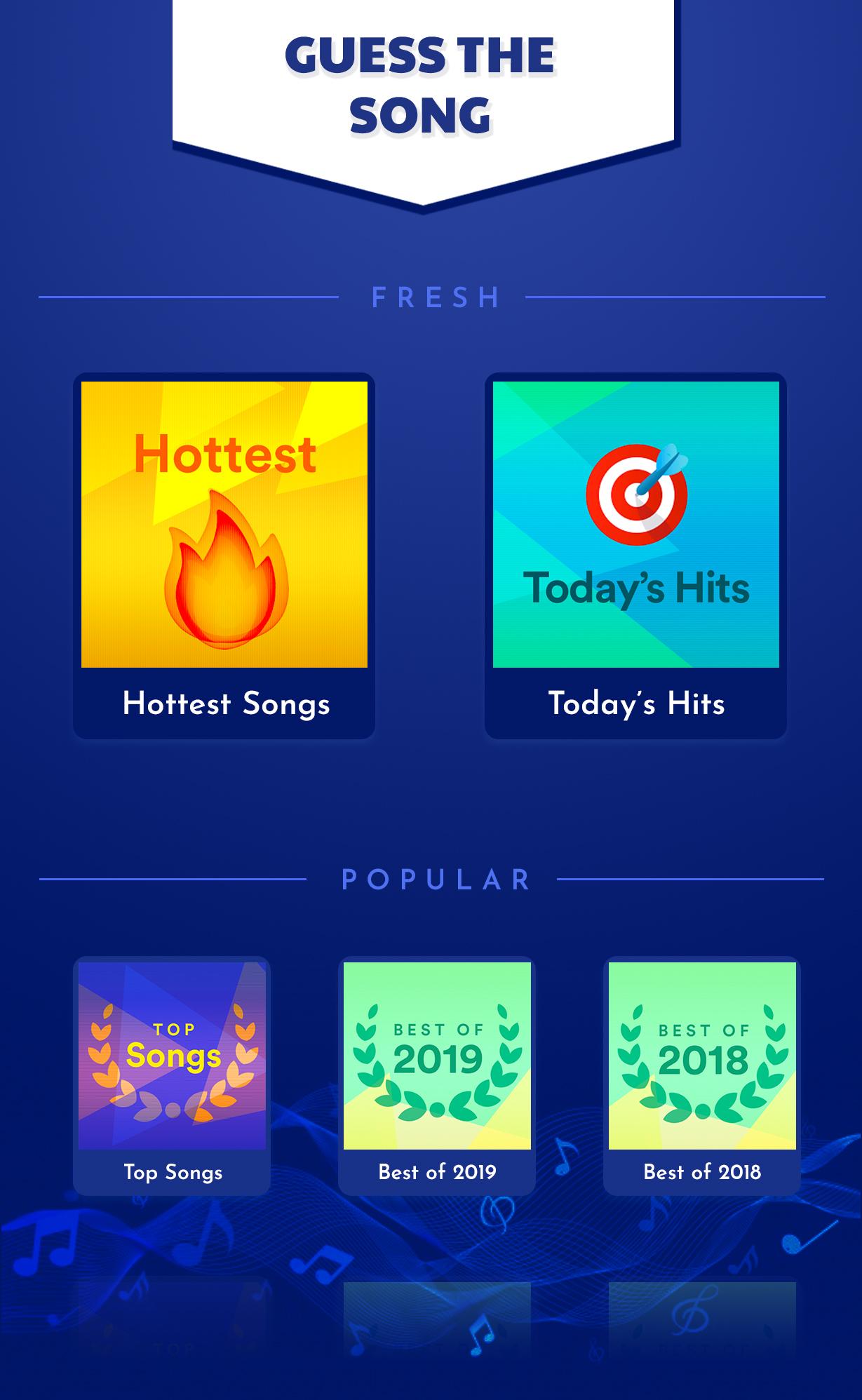 اسکرین شات 1 بازی Guess the Song Quiz 2025