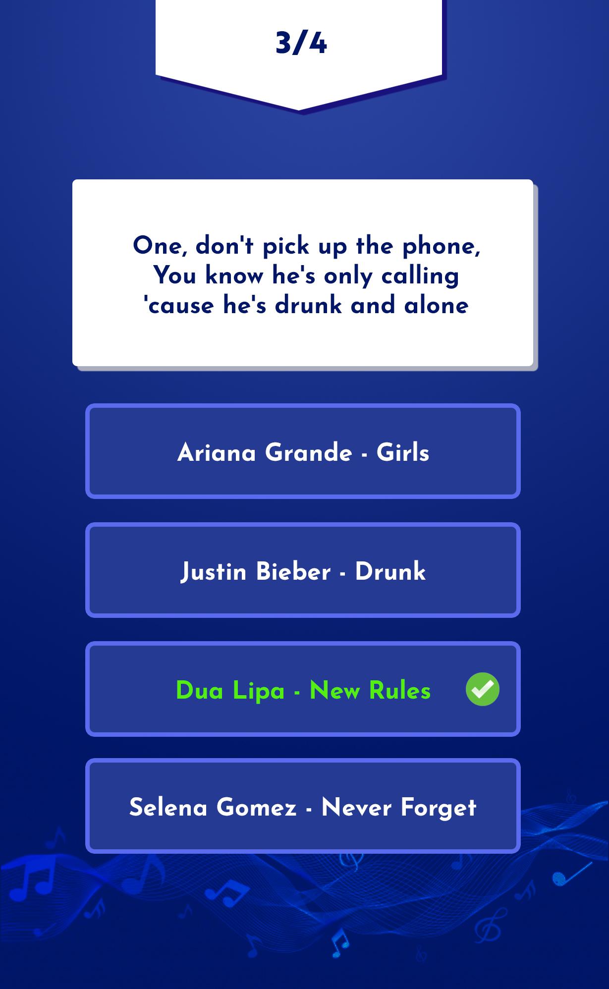 اسکرین شات 3 بازی Guess the Song Quiz 2025