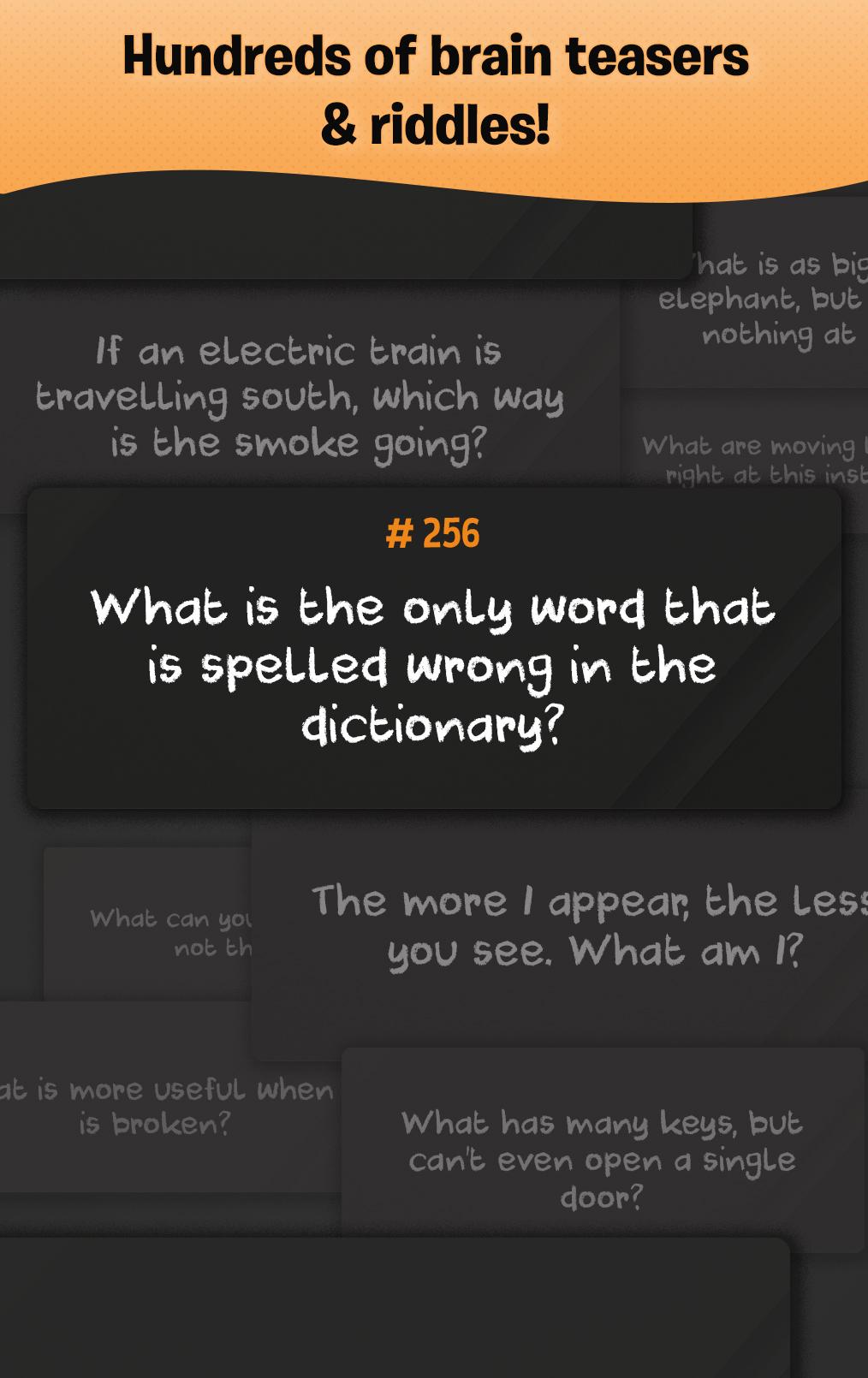 اسکرین شات بازی Riddles Test - 500 Brain Games 3
