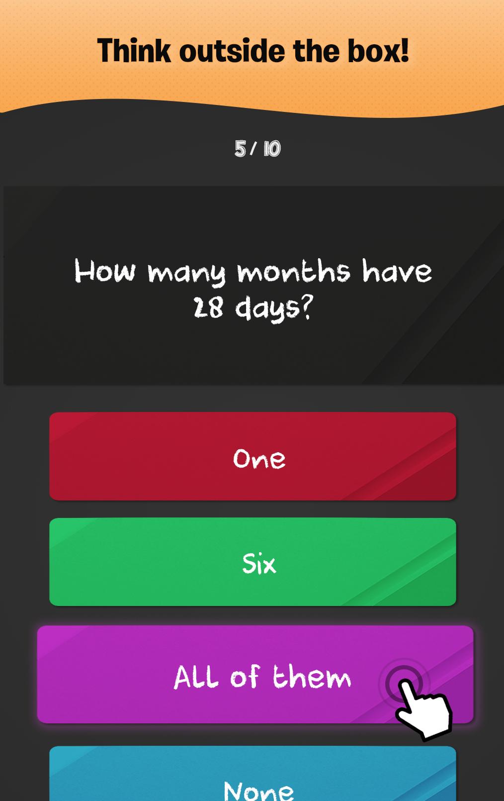 اسکرین شات بازی Riddles Test - 500 Brain Games 2
