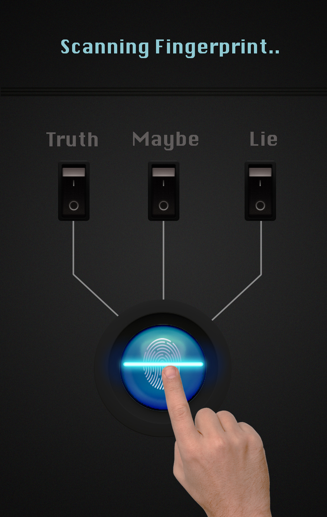اسکرین شات 2 بازی Lie Detector Test - Prank 2024