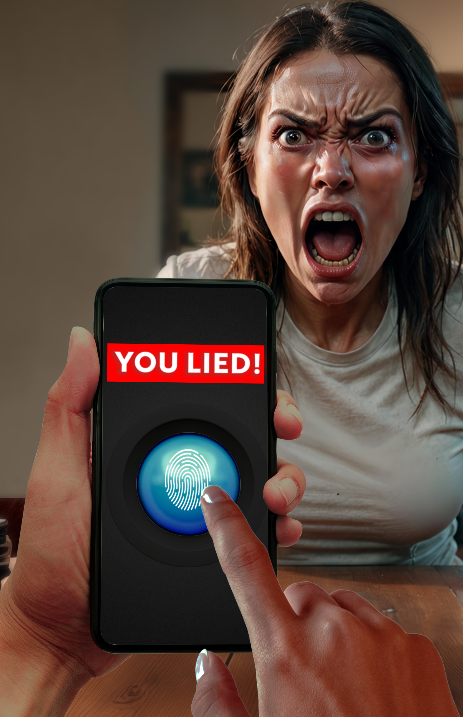 اسکرین شات 1 بازی Lie Detector Test - Prank 2024