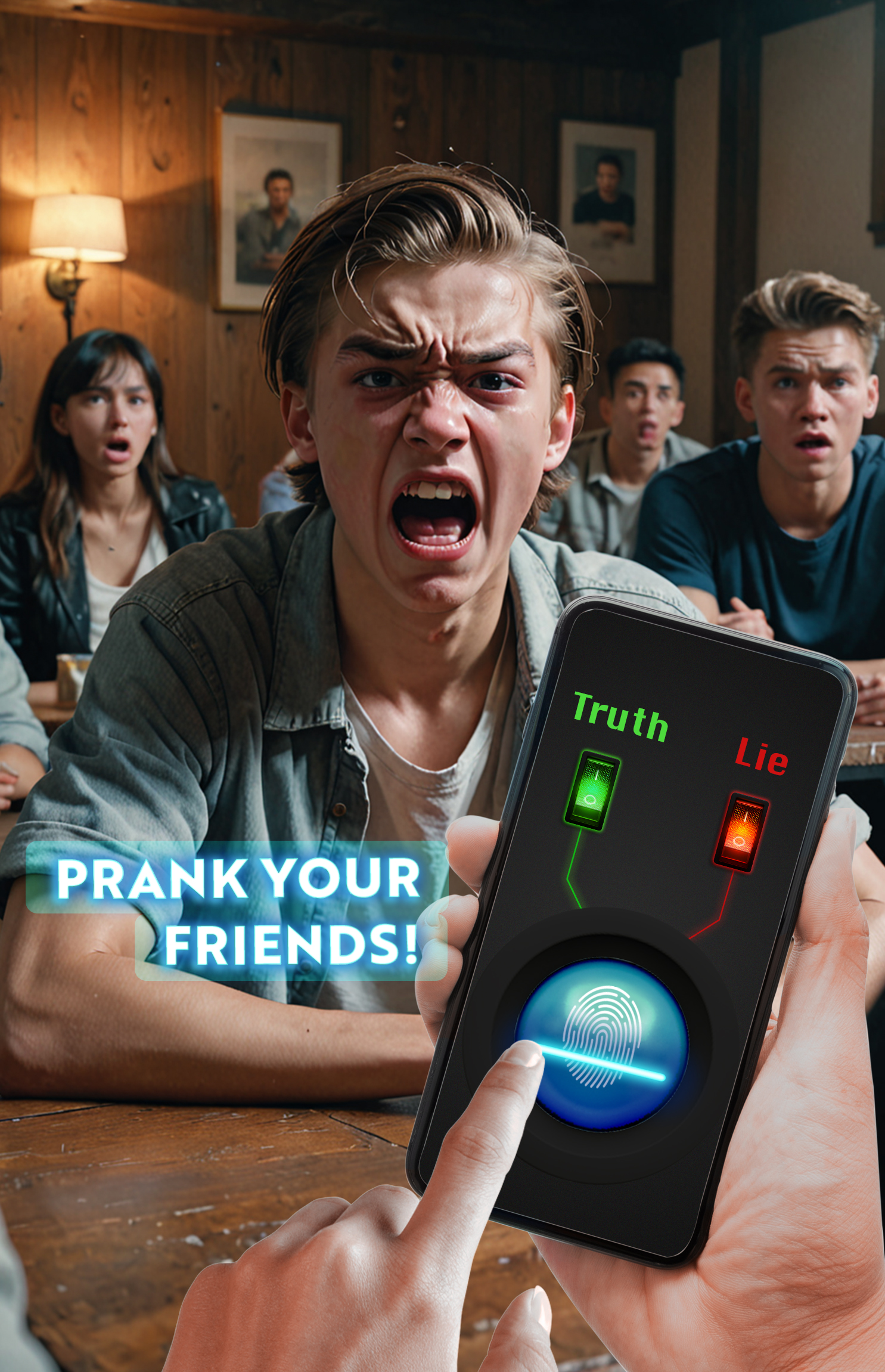 اسکرین شات 4 بازی Lie Detector Test - Prank 2024