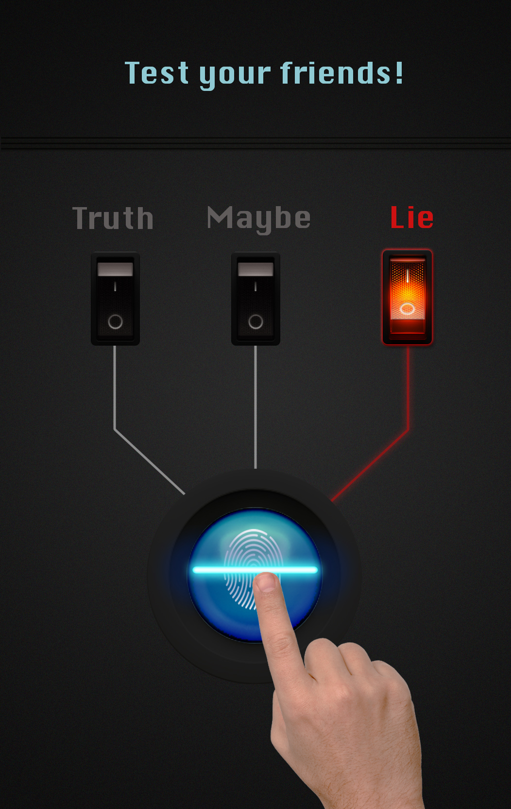 اسکرین شات 3 بازی Lie Detector Test - Prank 2024
