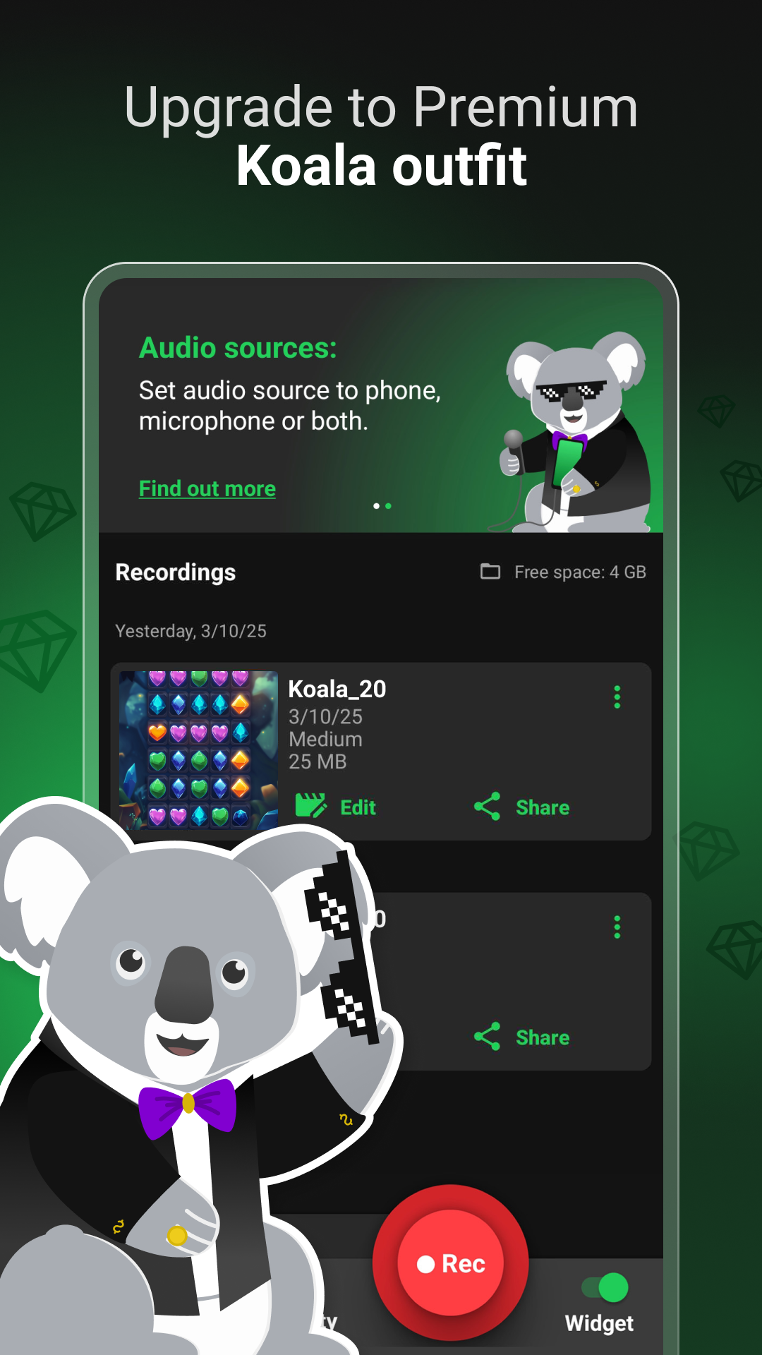 اسکرین شات 8 برنامه Koala Screen Recorder