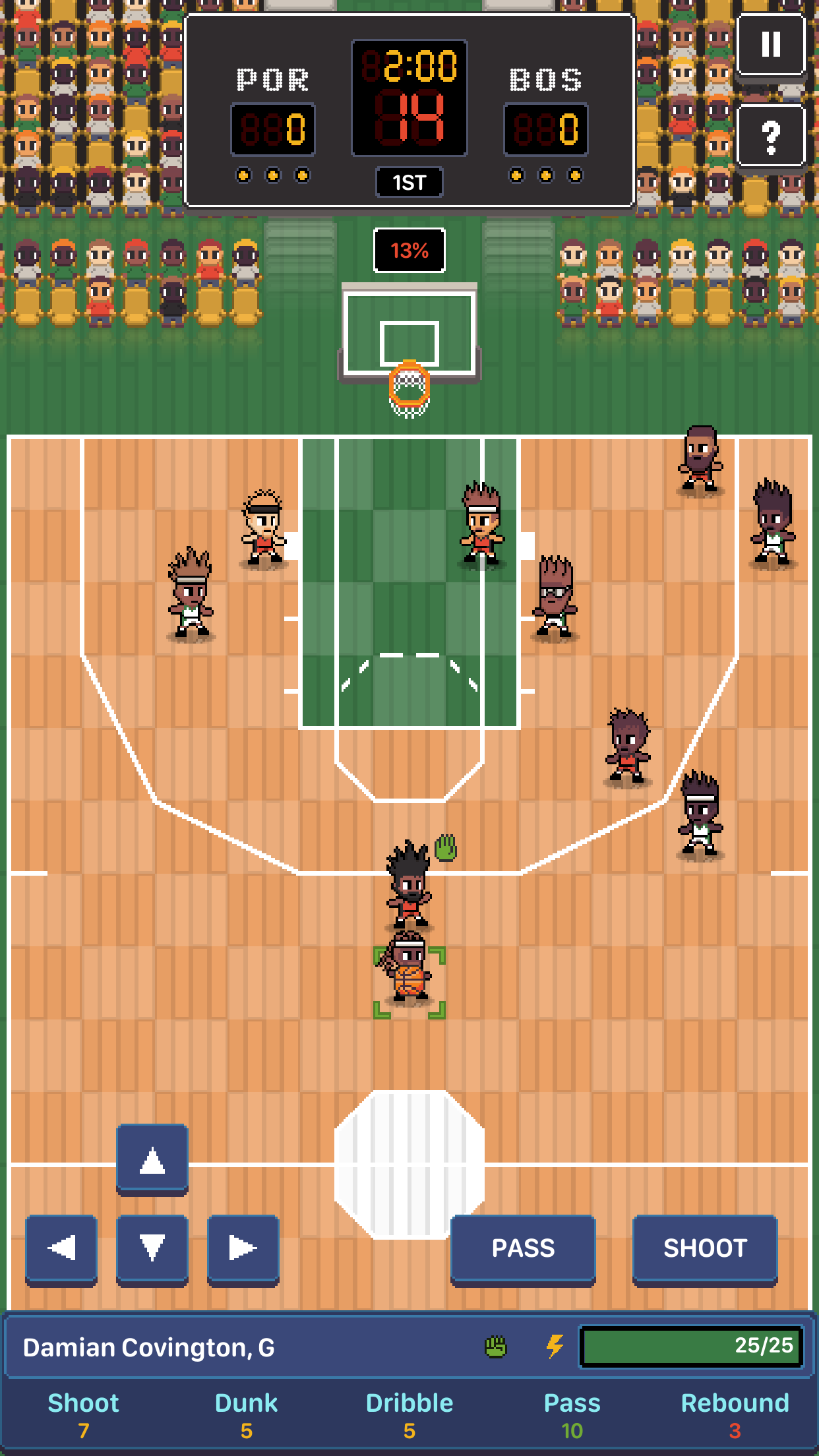 اسکرین شات 4 بازی Hoop League Tactics